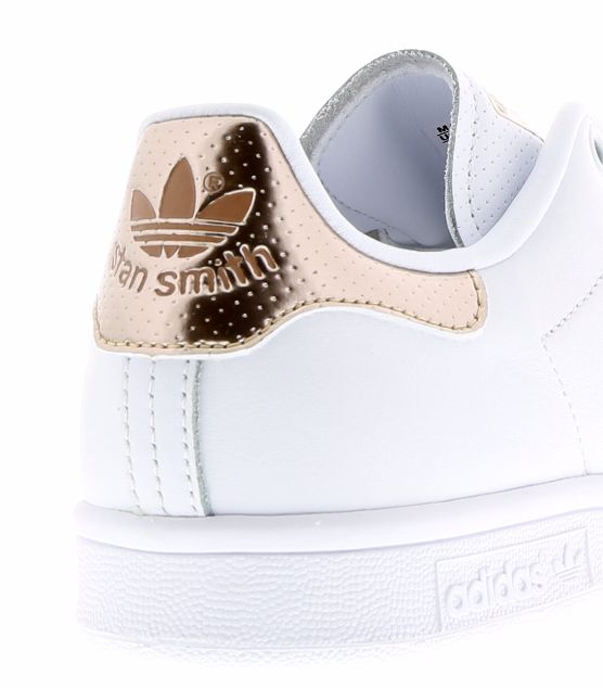 stan smith metallic rose gold